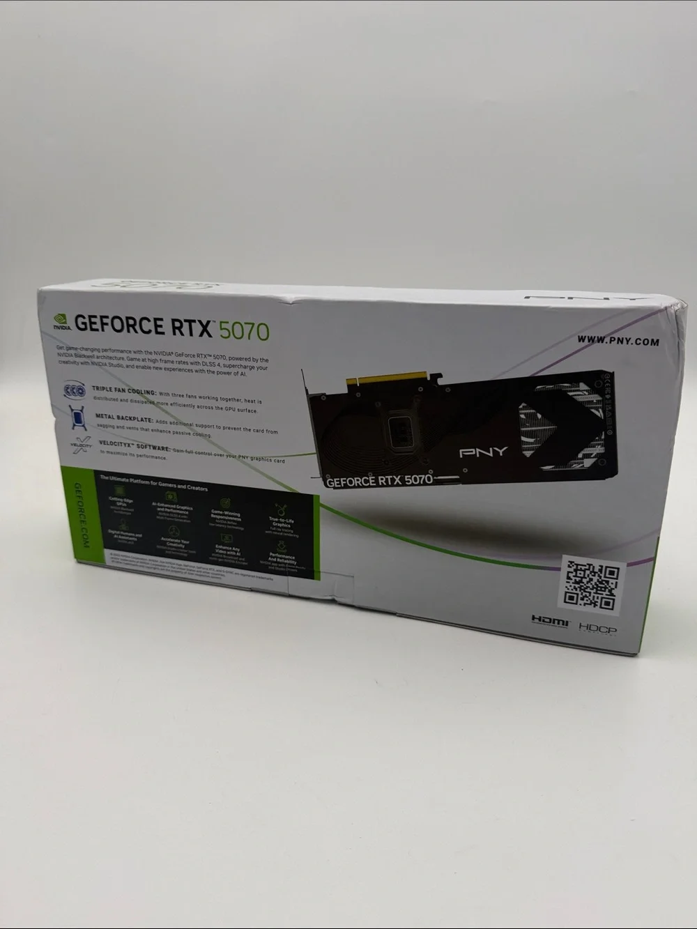 PNY GeForce RTX 5070 12GB Graphics Card Black